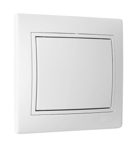 Tapa ciega de empotrar blanco serie europa solera erp75u