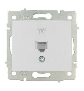 Toma de telefono rj11 de empotrar serie europa solera erp84