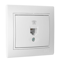 Toma de telefono rj11 serie europa solera erp84u