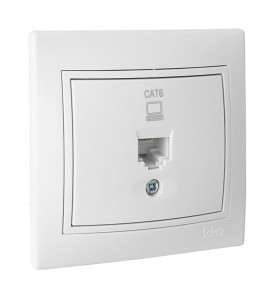 Toma de datos rj4 cat6 serie europa solera erp88u
