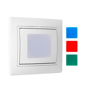 Piloto de escalera 10a 250v serie europa solera erp90u