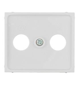 Tapa para toma de señal tv/r color blanco serie europa solera erp47tlv