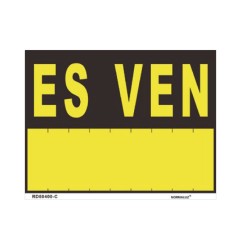 Rotulo "es ven" (pvc 0.4mm) 35x45cm normaluz