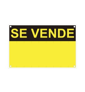 Rotulo "se vende" (pvc 0.4mm) 45x70cm normaluz