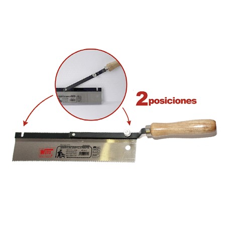 Serrucho reversible 250 x 50 mm