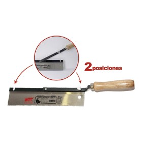 Serrucho reversible 250 x 50 mm