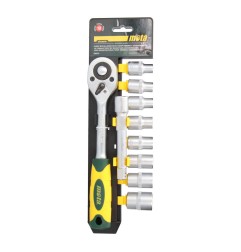 Juego bocallaves punta torx hembra 1/2" (10 pcs.) ek631 mota