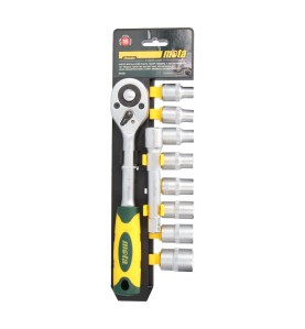 Juego bocallaves punta torx hembra 1/2" (10 pcs.) ek631 mota