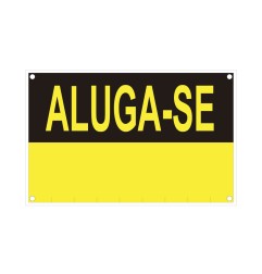 Rotulo "aluga-se" (pvc 0.4mm) 45x70cm normaluz