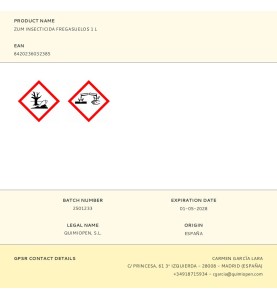 Zum insecticida fregasuelos 1 l