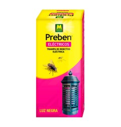 Trampa para insectos eléctrica ø10,5x22cm 4w.preben 231325 massó