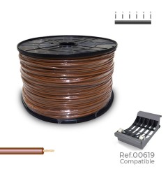 Cablecillo h05v-k 1,50 mm² marrón,1000 m. (bobina grande)