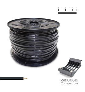 Cablecillo h07v-k 2,50 mm² negro, 800 m. (bobina grande)