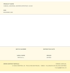 Cabezal universal grifería empotrar 22/150