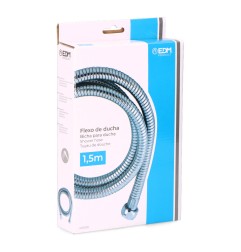 Flexo de ducha de acero inoxidable cromo 1,5 m