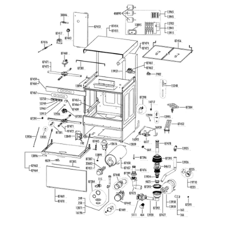 Tapa frontal inferior sl-290 sammic