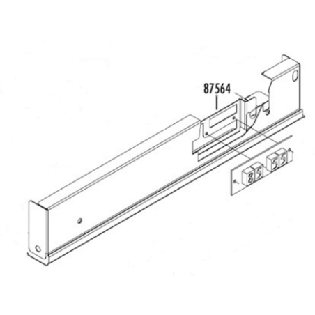 Soporte componentes electricos ad fagor