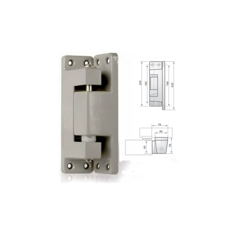 Bisagra vertical c/rampa epoxi gris i-215 (d) Bisagra vertical c/rampa epoxi gris i-215 (d)