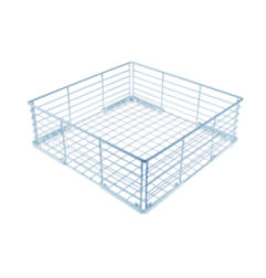 Cesto vasos 350x350x110mm alambre