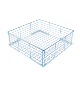 Cesto vasos 350x350x110mm alambre