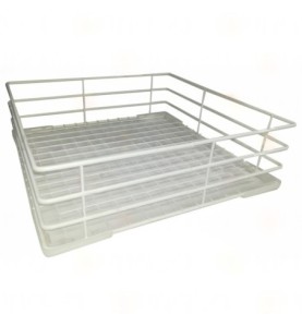 Cesto Vasos 400x400x100mm Alambre Aristarco