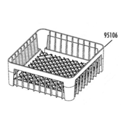Cesto vasos 400x400x150mm plastico v-40