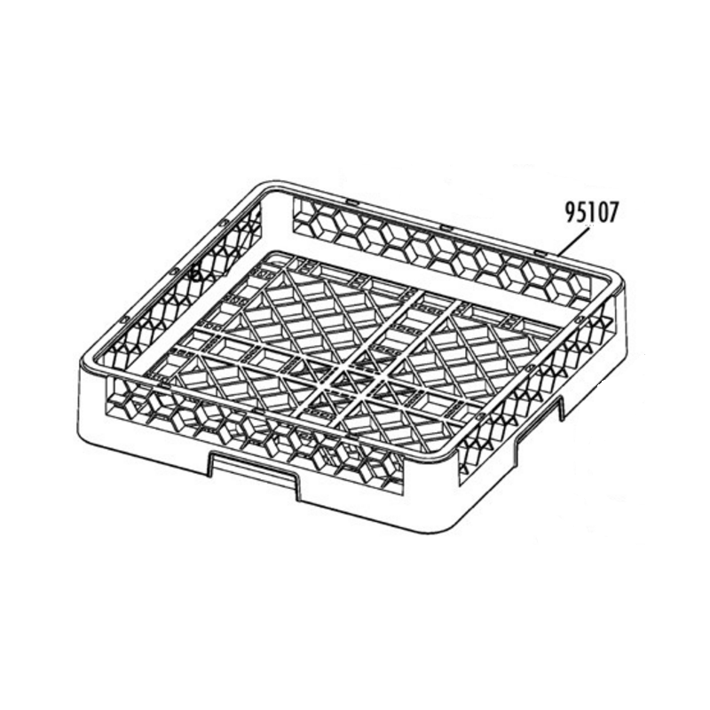 Cesto vasos 500x500 plastico modelo cu Cesto vasos 500x500 plastico modelo cu