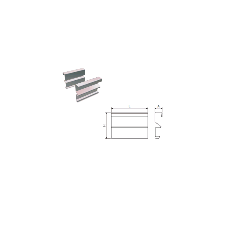 Asa universal para cubetas gastronorm