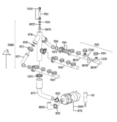 Distribuidor inferior completo v-35 lb