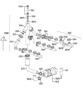 Distribuidor inferior completo v-35 lb