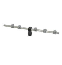 Giratorio l 360mm aclarado inox lc-1500 linea blanca