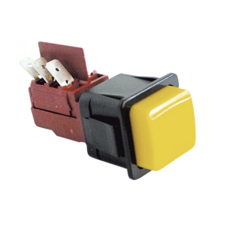 Interruptor bipolar amarillo 29x29mm silanos