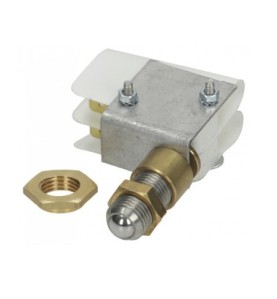 Microinterruptor con varilla 230V 12A 1CO rosca M12 empalme conector Faston 6,3mm