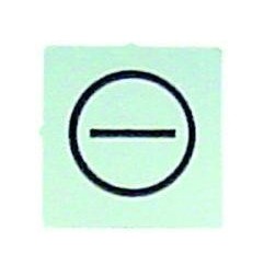 Pegatina ciclo para piloto 16x16mm hobart