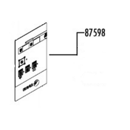 Pegatina panel mandos ad-120 fagor