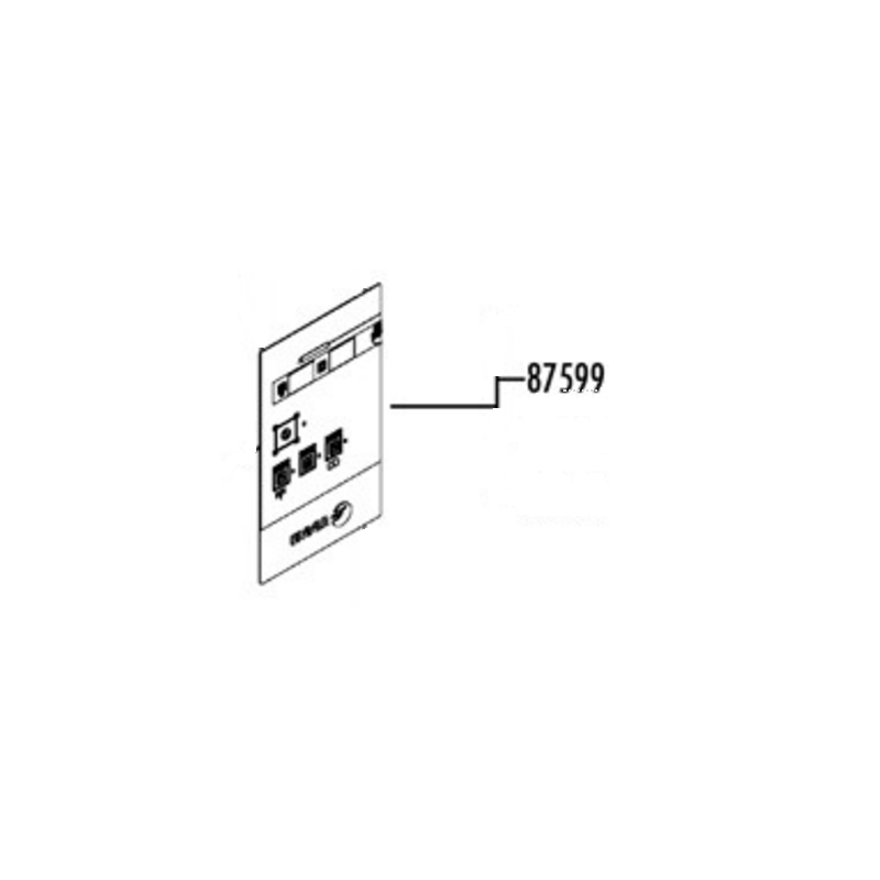 Pegatina panel mandos ad-120b fagor
