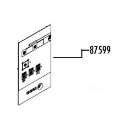 Pegatina panel mandos ad-120b fagor