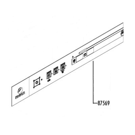 Pegatina panel mandos ad-21b/ad-21c fagor