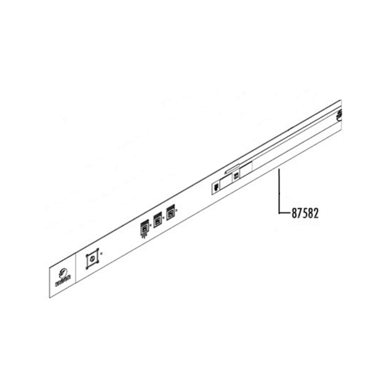 Pegatina panel mandos ad-48b/ad-48c fagor