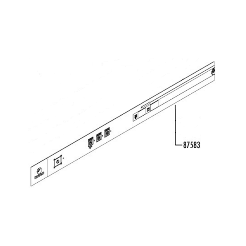 Pegatina panel mandos ad-48d fagor