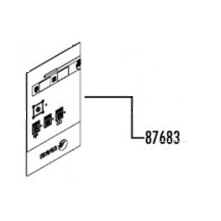 Pegatina panel mandos ade-120b fagor