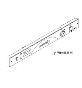 Pegatina panel mandos fi-48hy fagor