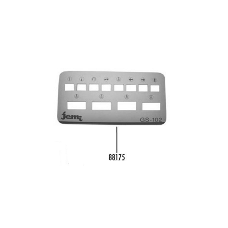 Pegatina panel mandos gs-102 hidraulico jemi Pegatina panel mandos gs-102 hidraulico jemi
