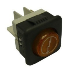 Piloto ambar 25x25mm 230v marcha b comenda