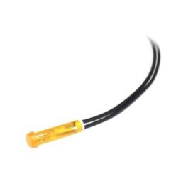 Piloto ambar Ø6mm 230v con cable elettrobar