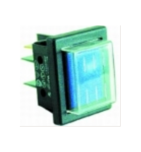 Piloto azul 30x22mm 230v con funda aristarco