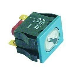 Piloto cristal 30x22mm 230v temperatura