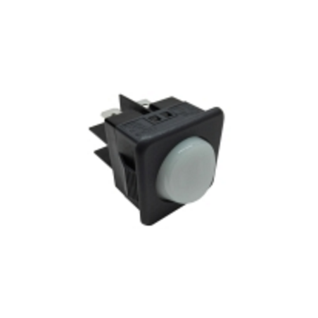 Pulsador blanco 230v 10a 25x25mm gs-82  jemi
