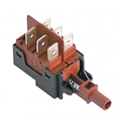 Pulsador conmutado 230v bipolar Ø6mm elettrobar