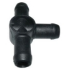 Racor cruz 3 vias Ø12mm plastico aristarco